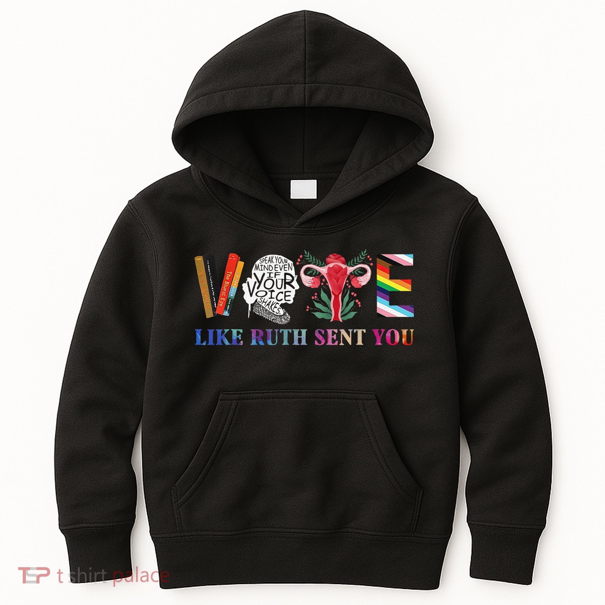 Vote Like Ruth Sent You Gift Kids Hoodie