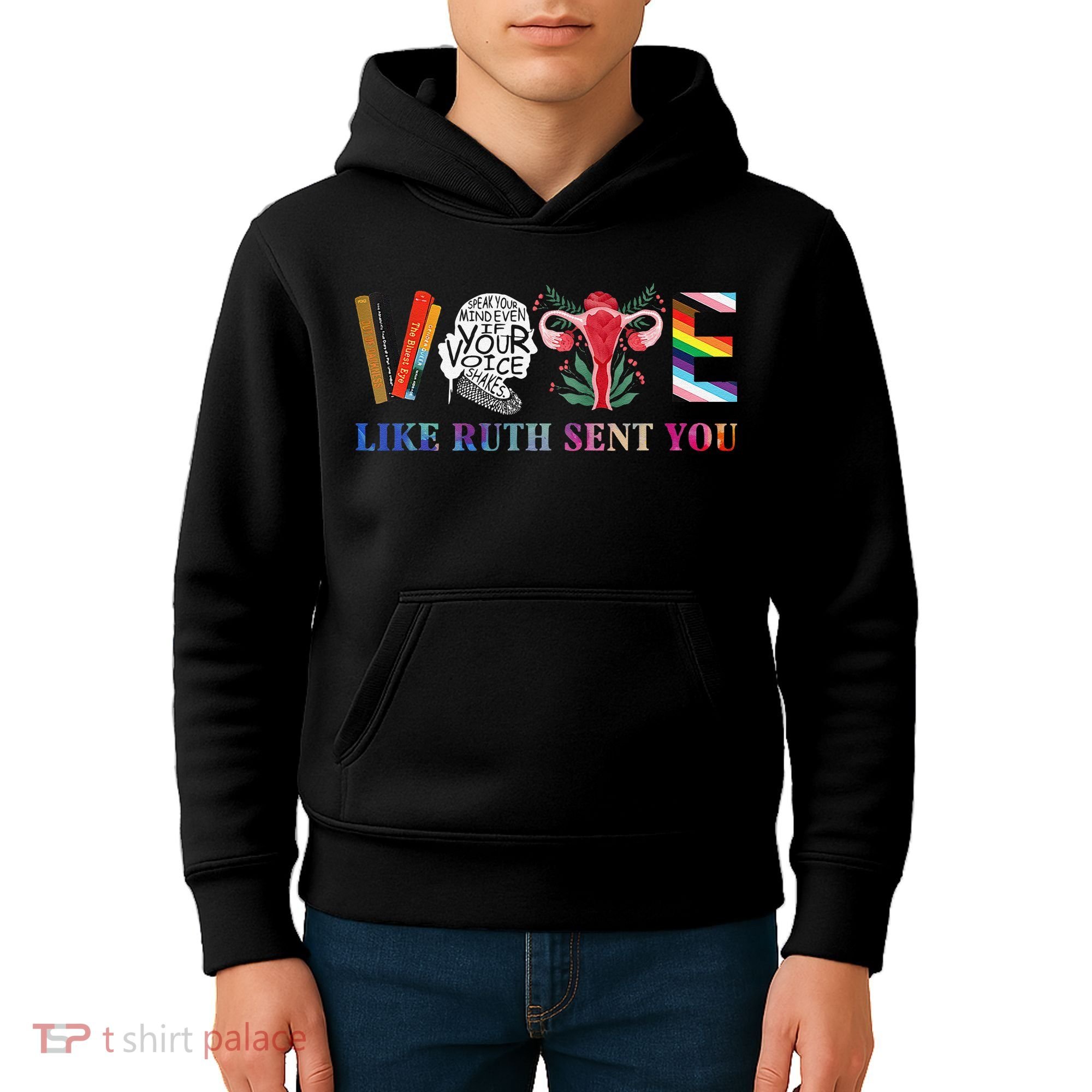 Vote Like Ruth Sent You Gift Kids Hoodie