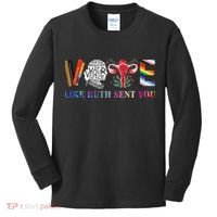 Vote Like Ruth Sent You Gift Kids Long Sleeve Shirt thumb 0