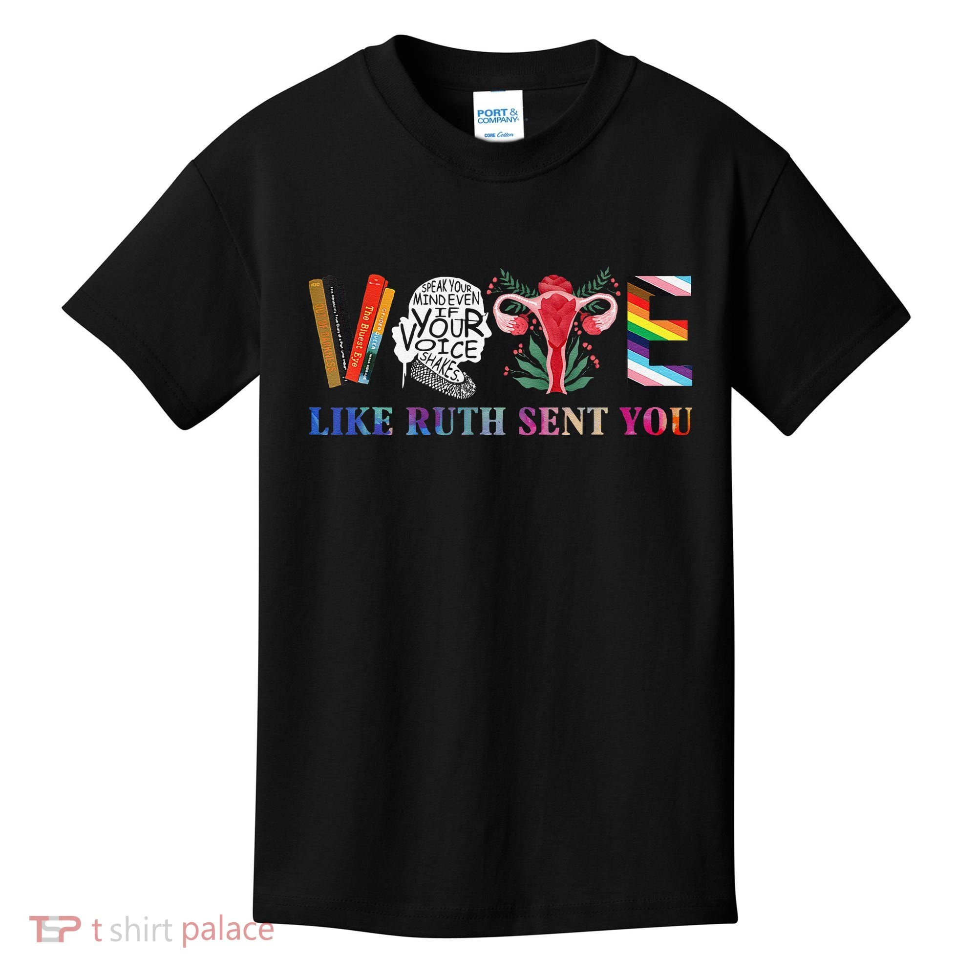 Vote Like Ruth Sent You Gift Kids T-Shirt