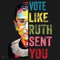 Vote Like Ruth Sent You Feminist Gift Women Sweatshirt thumb 3
