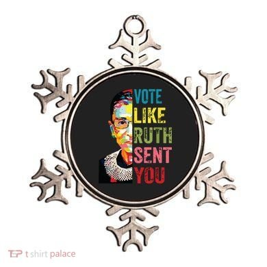 Vote Like Ruth Sent You Feminist Gift Women Ornament