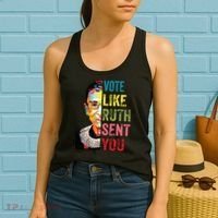 Vote Like Ruth Sent You Feminist Gift Women Women's Tank Top thumb 2