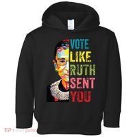 Vote Like Ruth Sent You Feminist Gift Women Toddler Hoodie thumb 0