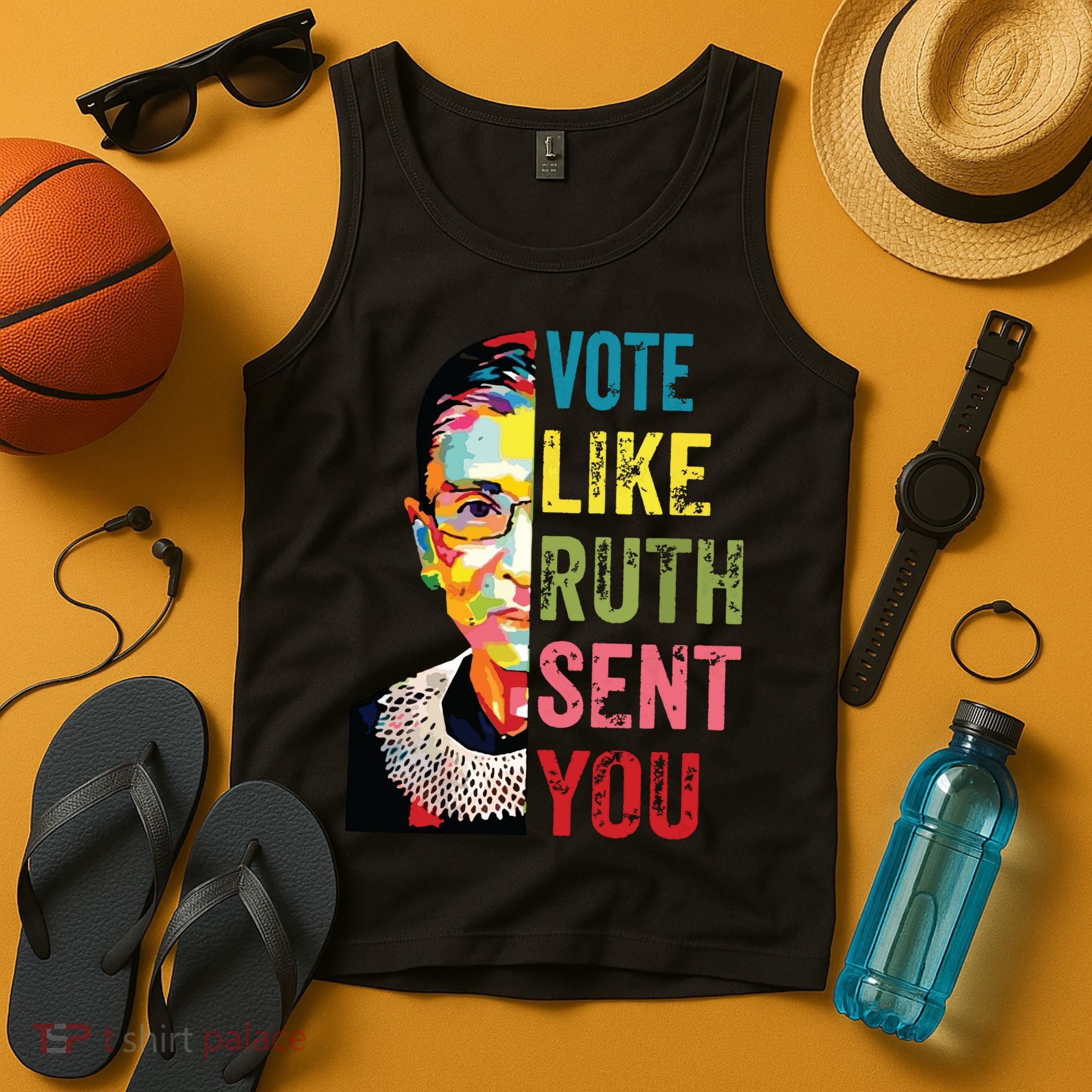 Vote Like Ruth Sent You Feminist Gift Women Tank Top