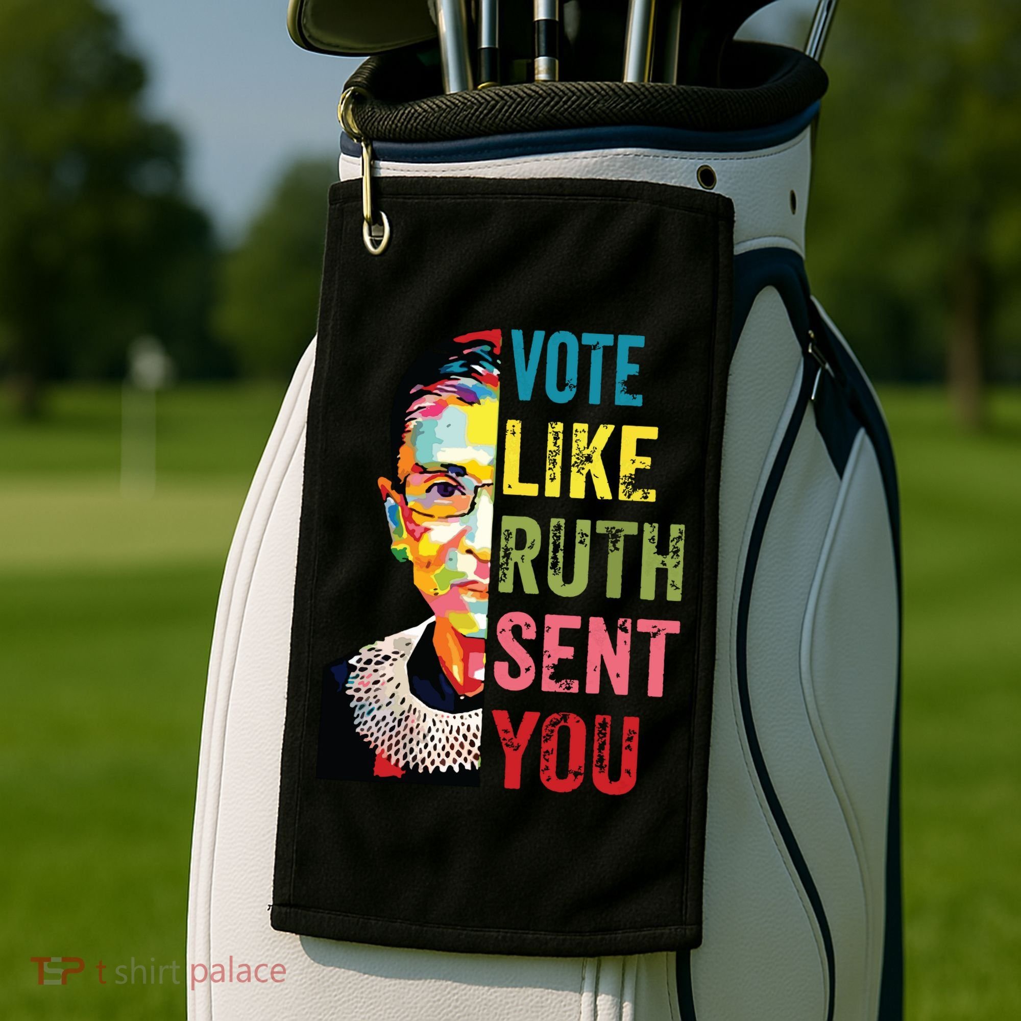 Vote Like Ruth Sent You Feminist Gift Women Golf Towel