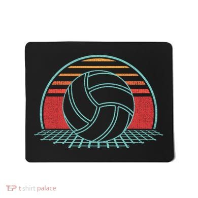 Volleyball Lover Retro Vintage 80s Style Player Mousepad