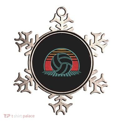 Volleyball Lover Retro Vintage 80s Style Player Ornament