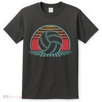 Volleyball Lover Retro Vintage 80s Style Player T-Shirt thumb 0