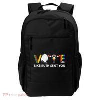 Vote Like Ruth Sent You Feminist Pride Backpack thumb 0