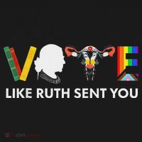 Vote Like Ruth Sent You Feminist Pride Backpack thumb 2