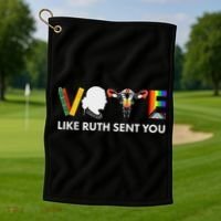 Vote Like Ruth Sent You Feminist Pride Golf Towel thumb 1