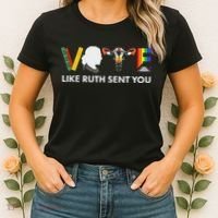 Vote Like Ruth Sent You Feminist Pride Women's T-Shirt thumb 2