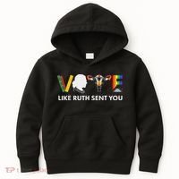 Vote Like Ruth Sent You Feminist Pride Kids Hoodie thumb 0