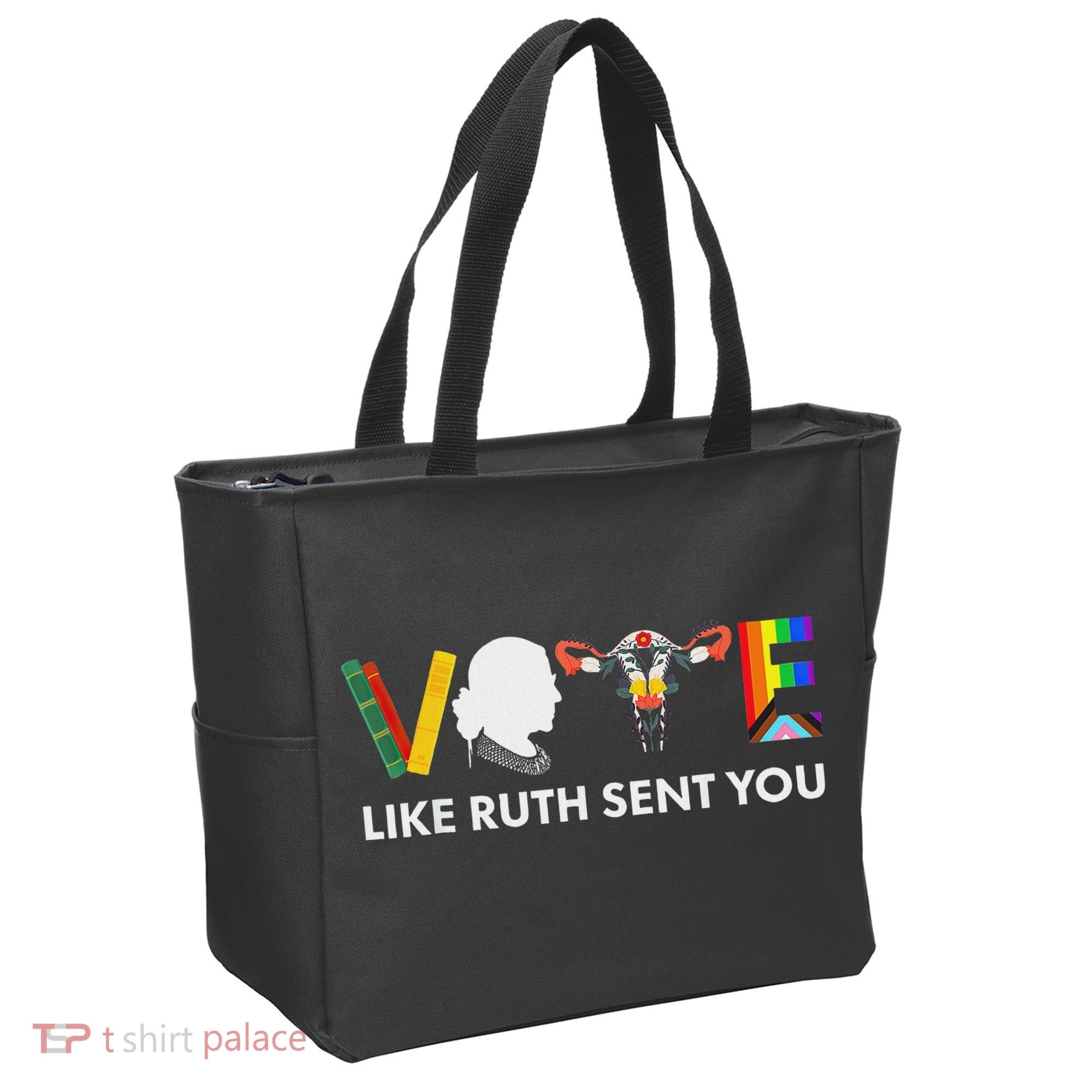 Vote Like Ruth Sent You Feminist Pride Tote Bag