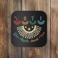 Vote Like Ruth Sent You Ruth Bader Ginsburg Rbg Coaster thumb 0