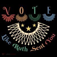 Vote Like Ruth Sent You Ruth Bader Ginsburg Rbg Women's Hoodie thumb 2