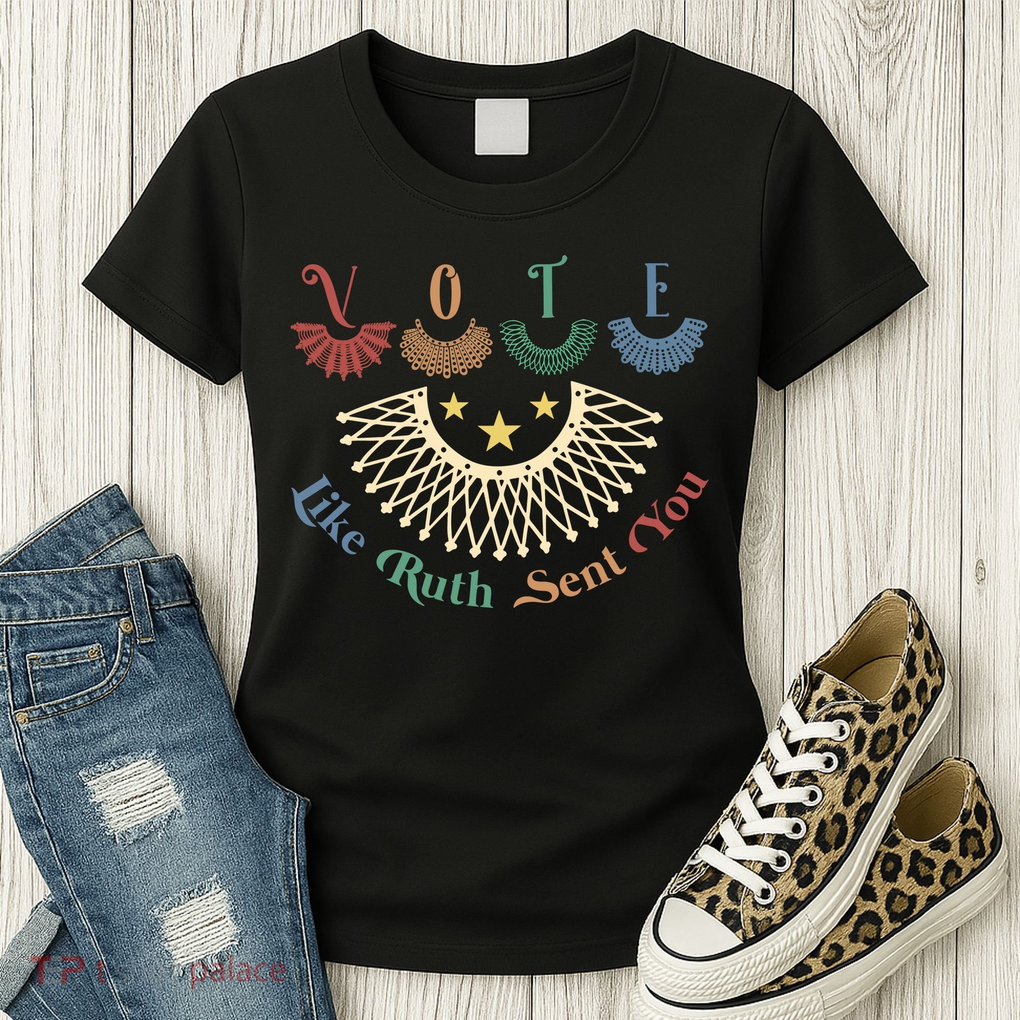 Vote Like Ruth Sent You Ruth Bader Ginsburg Rbg Women's T-Shirt