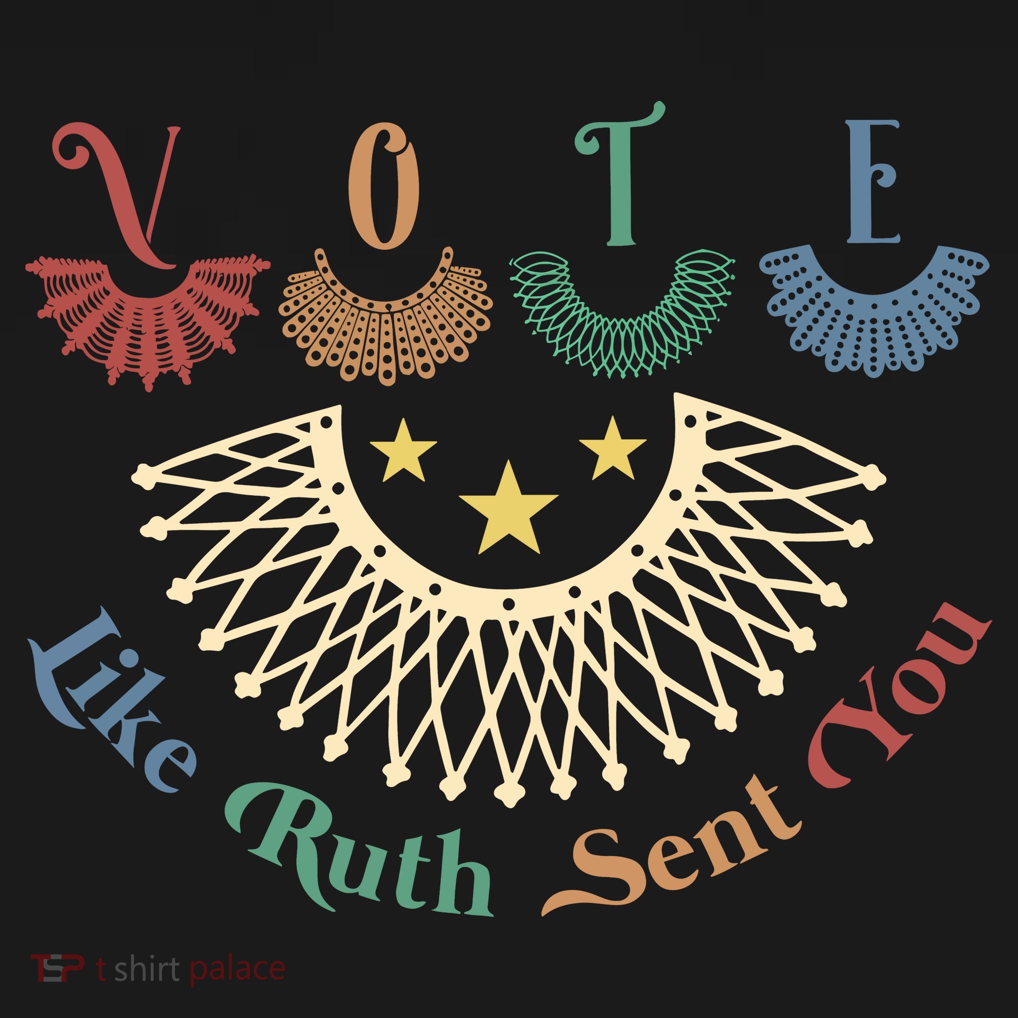 Vote Like Ruth Sent You Ruth Bader Ginsburg Rbg Kids Long Sleeve Shirt