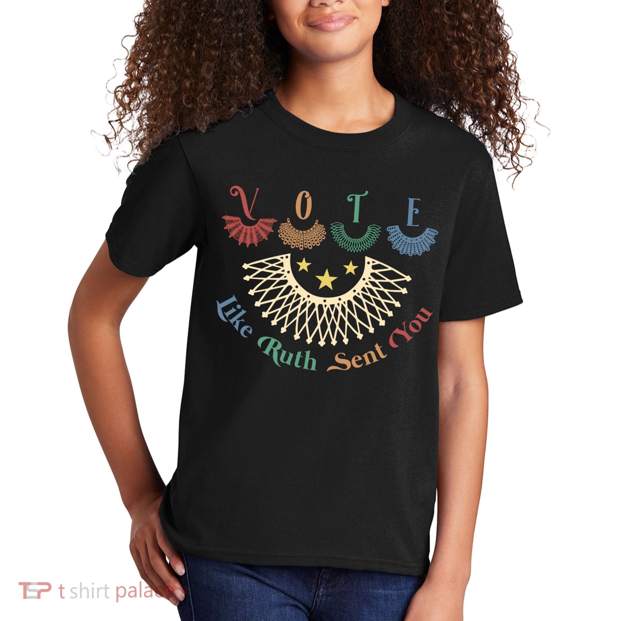 Vote Like Ruth Sent You Ruth Bader Ginsburg Rbg Kids T-Shirt
