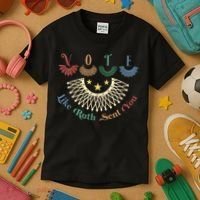 Vote Like Ruth Sent You Ruth Bader Ginsburg Rbg Kids T-Shirt thumb 3