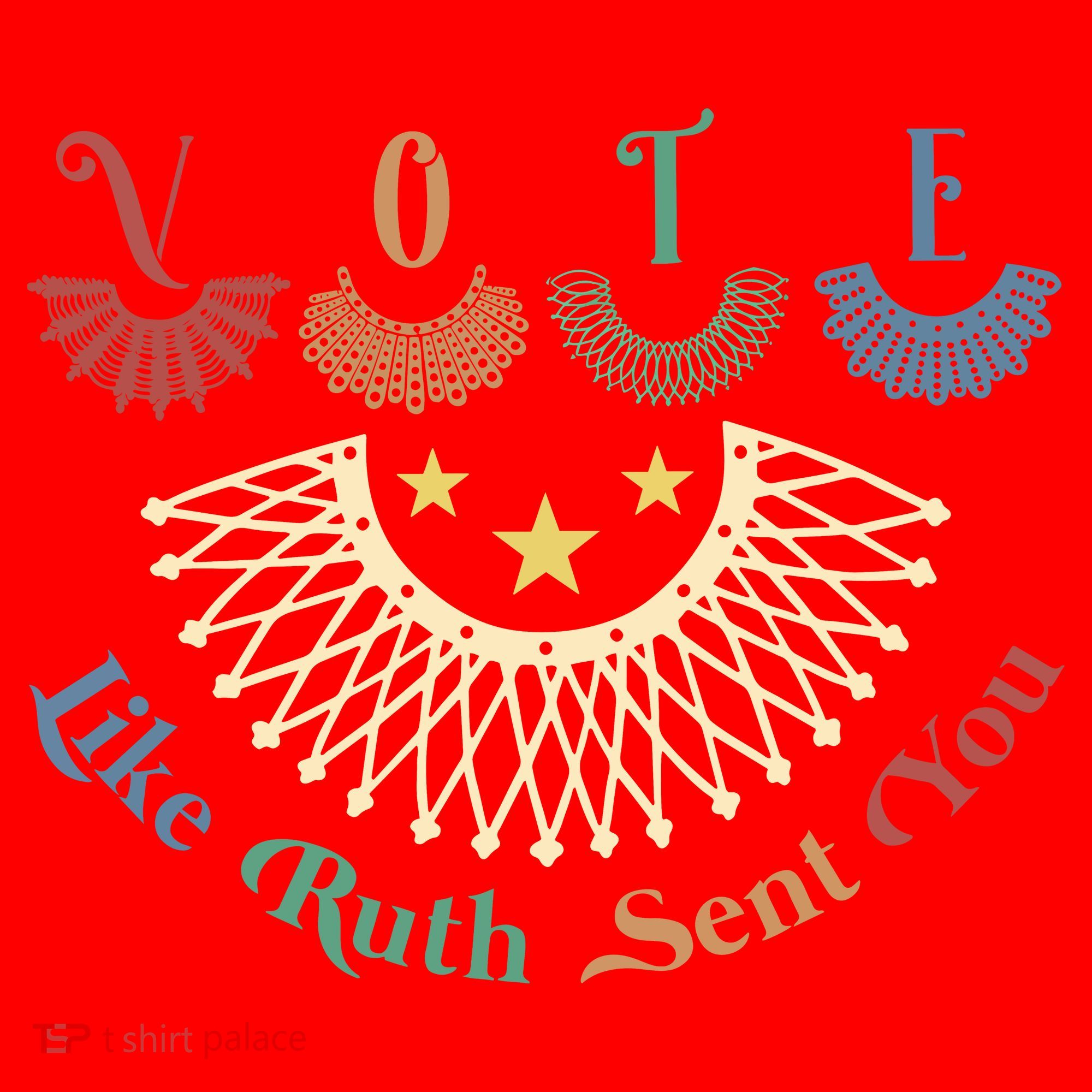 Vote Like Ruth Sent You Ruth Bader Ginsburg Rbg Santa Hat