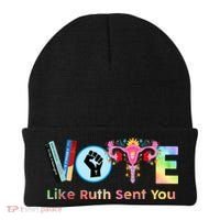 Vote Like Ruth Sent You Feminist Ruth Bader Ginsburg Rbg Beanie thumb 0