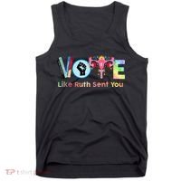 Vote Like Ruth Sent You Feminist Ruth Bader Ginsburg Rbg Tank Top thumb 0