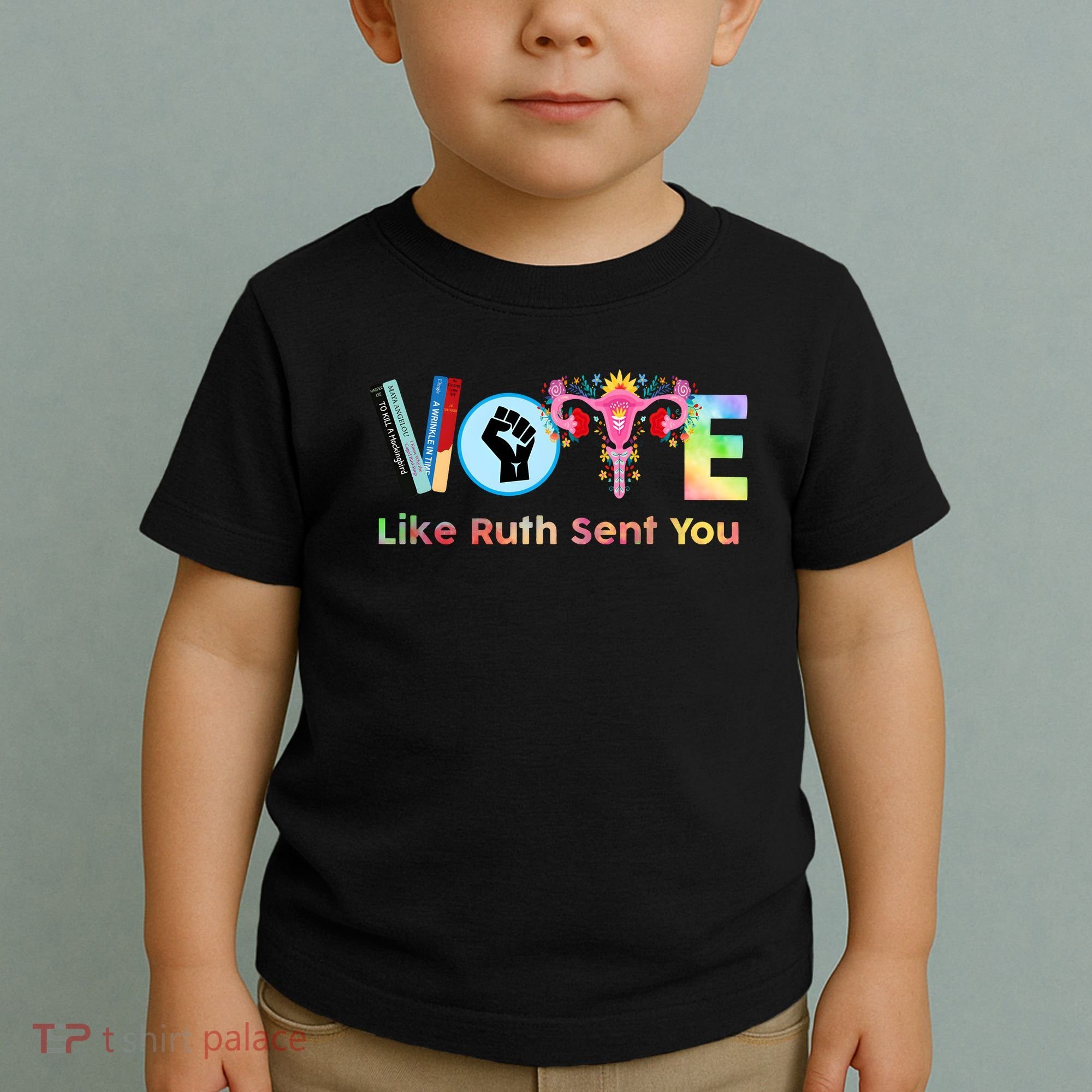 Vote Like Ruth Sent You Feminist Ruth Bader Ginsburg Rbg Toddler T-Shirt