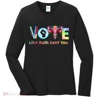Vote Like Ruth Sent You Feminist Ruth Bader Ginsburg Rbg Women's Long Sleeve Shirt thumb 0