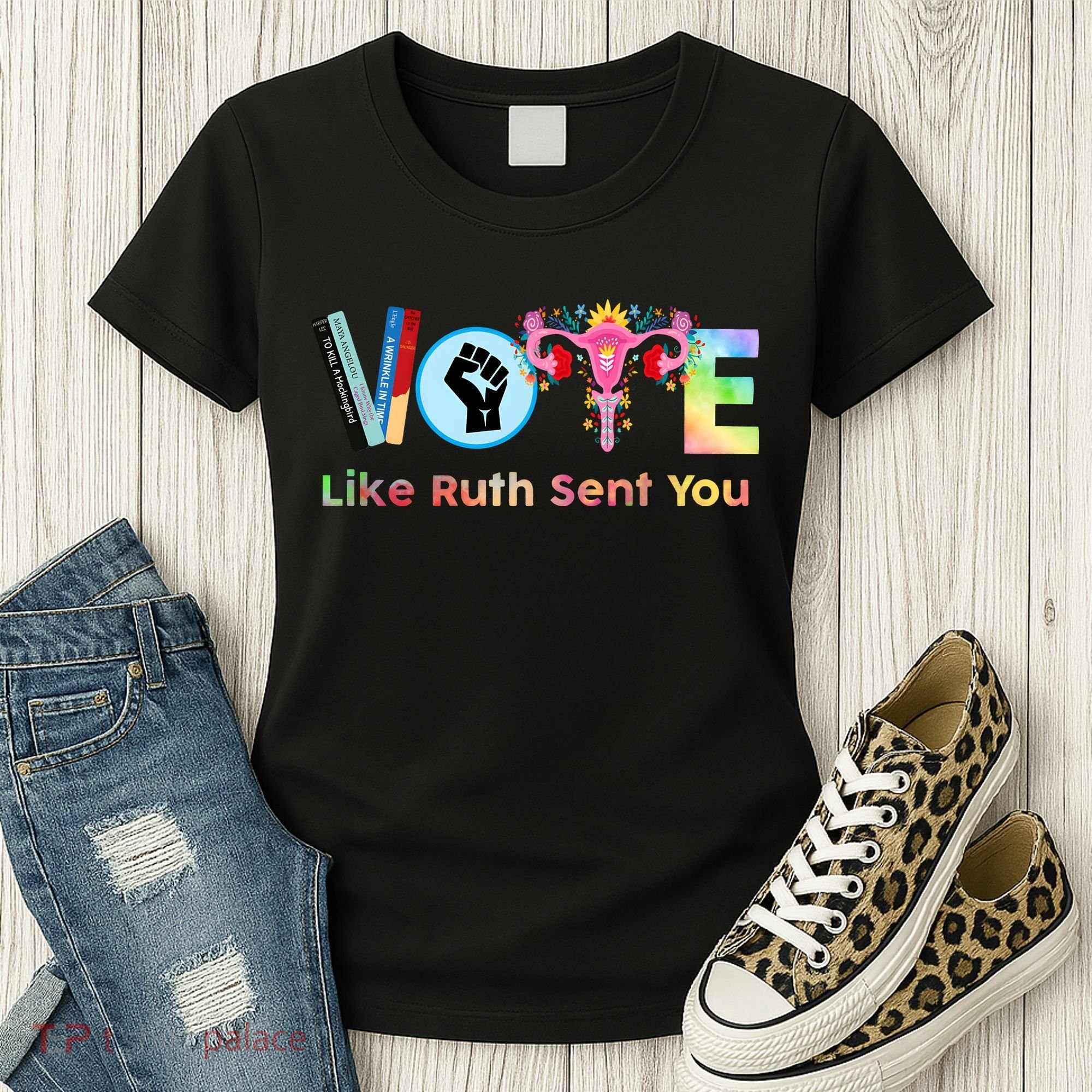 Vote Like Ruth Sent You Feminist Ruth Bader Ginsburg Rbg Women's T-Shirt