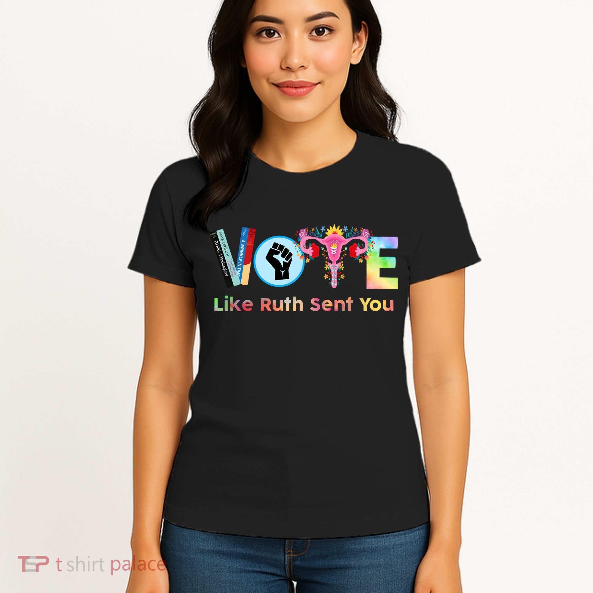 Vote Like Ruth Sent You Feminist Ruth Bader Ginsburg Rbg Women's T-Shirt