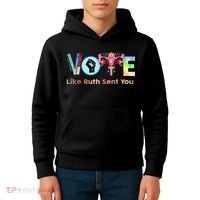 Vote Like Ruth Sent You Feminist Ruth Bader Ginsburg Rbg Kids Hoodie thumb 4