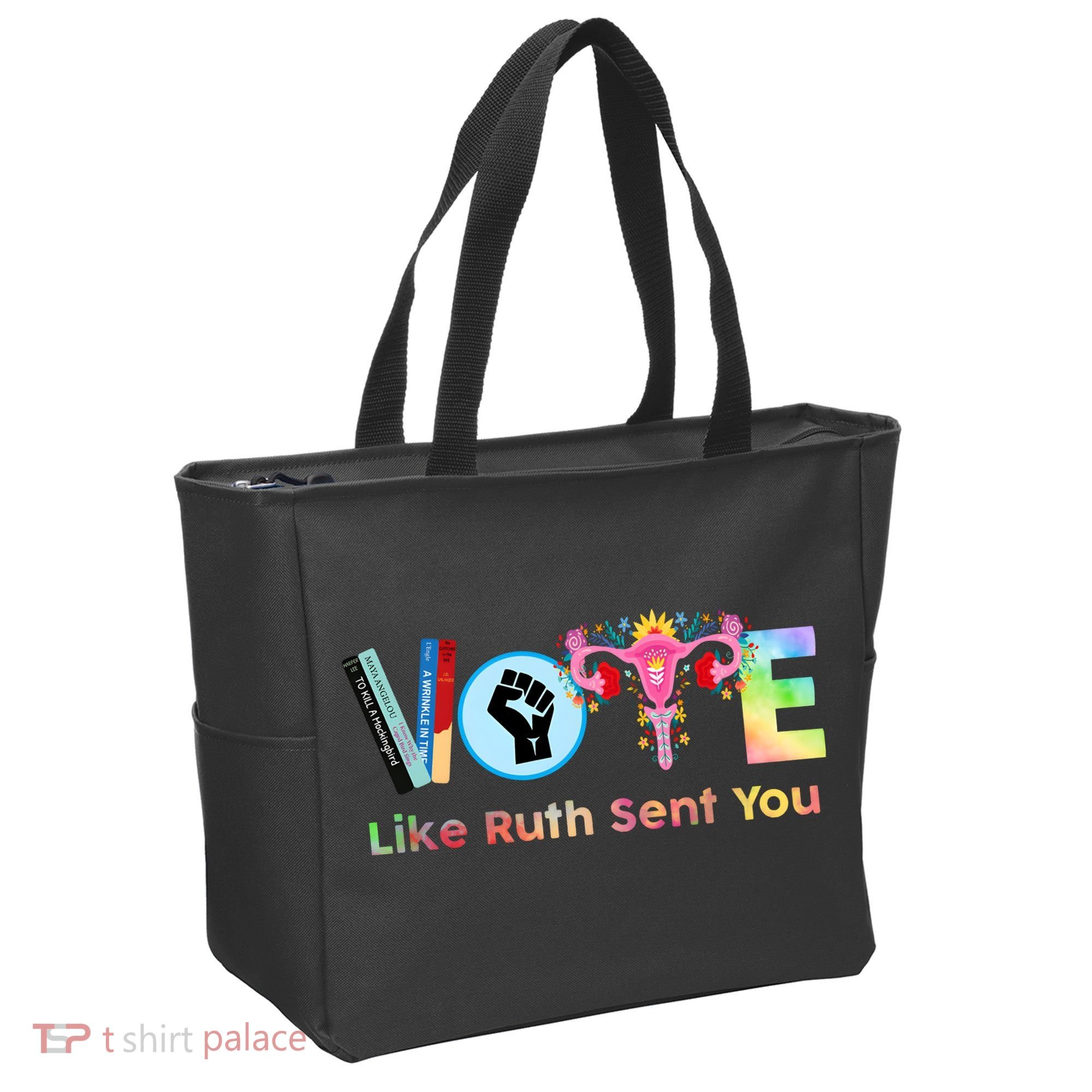 Vote Like Ruth Sent You Feminist Ruth Bader Ginsburg Rbg Tote Bag