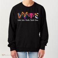 Vote Like Ruth Sent You Uterus Feminist Lgbt Women's Sweatshirt thumb 0