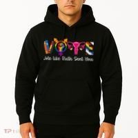 Vote Like Ruth Sent You Uterus Feminist Lgbt Hoodie thumb 2