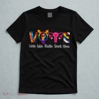 Vote Like Ruth Sent You Uterus Feminist Lgbt T-Shirt thumb 5