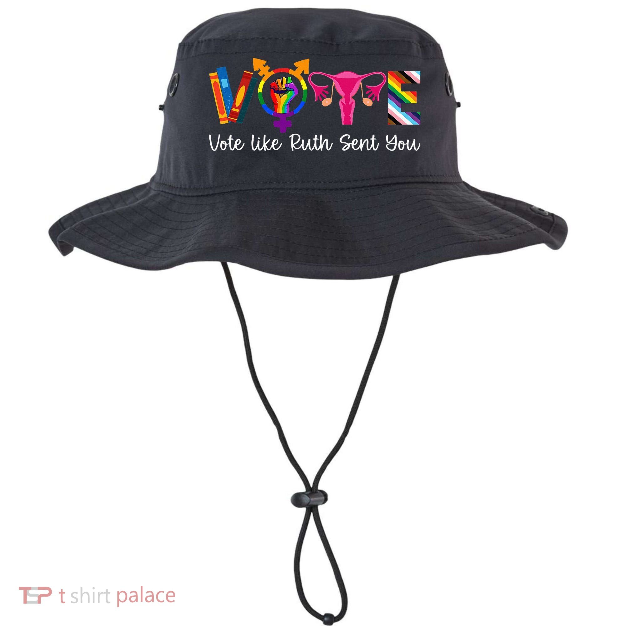 Vote Like Ruth Sent You Uterus Feminist Lgbt Bucket Hat