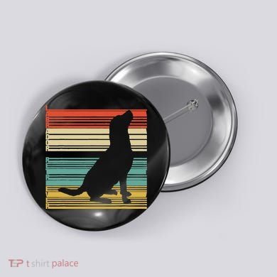 Vintage Labrador Retriever Button