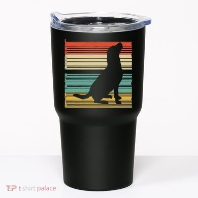 Vintage Labrador Retriever Tumbler