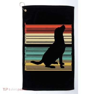 Vintage Labrador Retriever Golf Towel