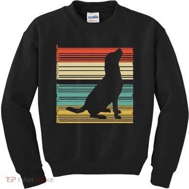Vintage Labrador Retriever Kids Sweatshirt