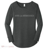 Vive La Resistance Feminist Women's Perfect Tri Tunic Long Sleeve Shirt thumb 0