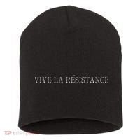 Vive La Resistance Feminist Short Acrylic Beanie thumb 0