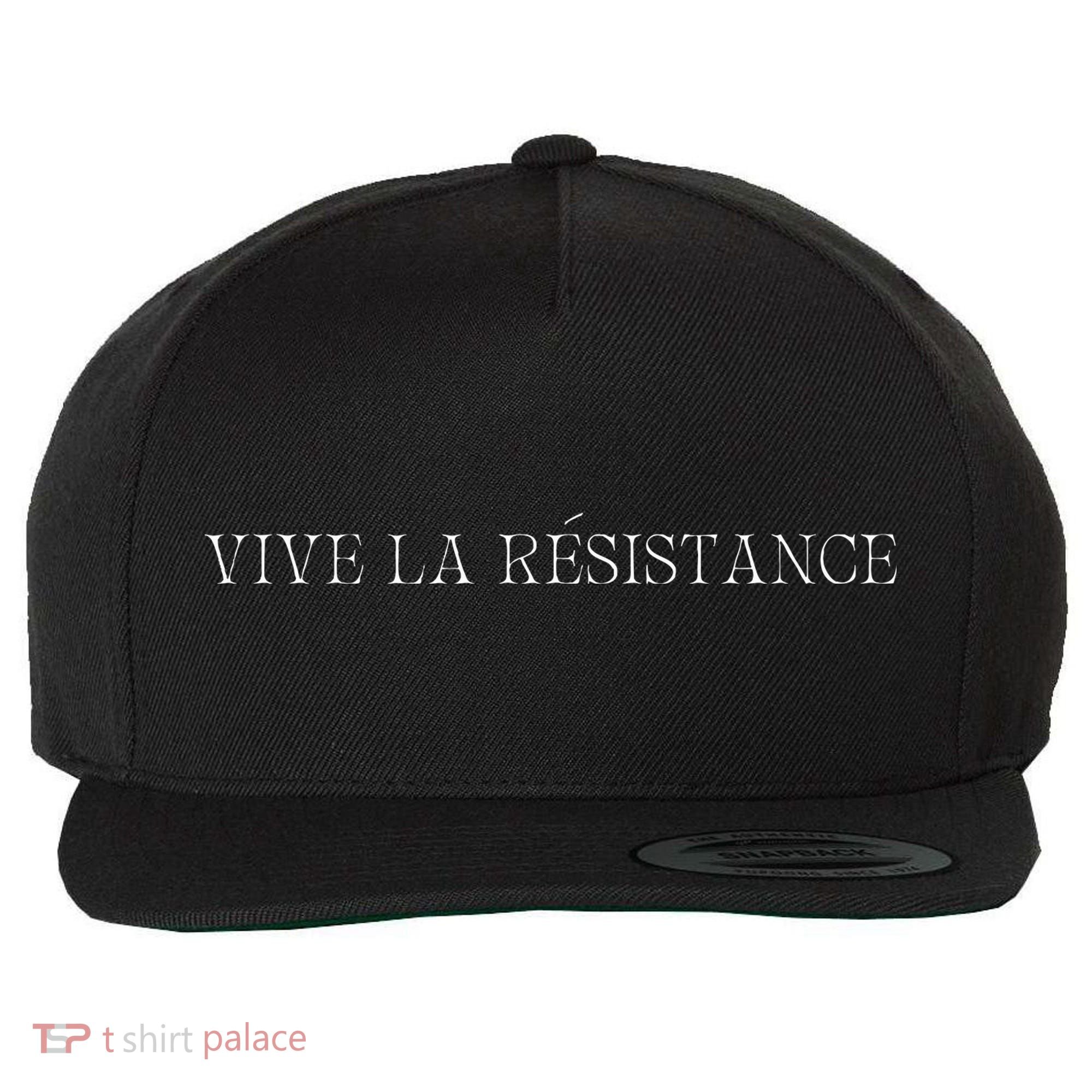 Vive La Resistance Feminist Wool Snapback Cap