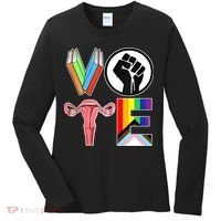 Vote Like Ruth Sent You Vote Like Ruth Sent You Feminist Rbg Ruth Bader Ginsburg Women's Long Sleeve Shirt thumb 0