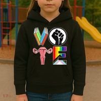 Vote Like Ruth Sent You Vote Like Ruth Sent You Feminist Rbg Ruth Bader Ginsburg Kids Hoodie thumb 3