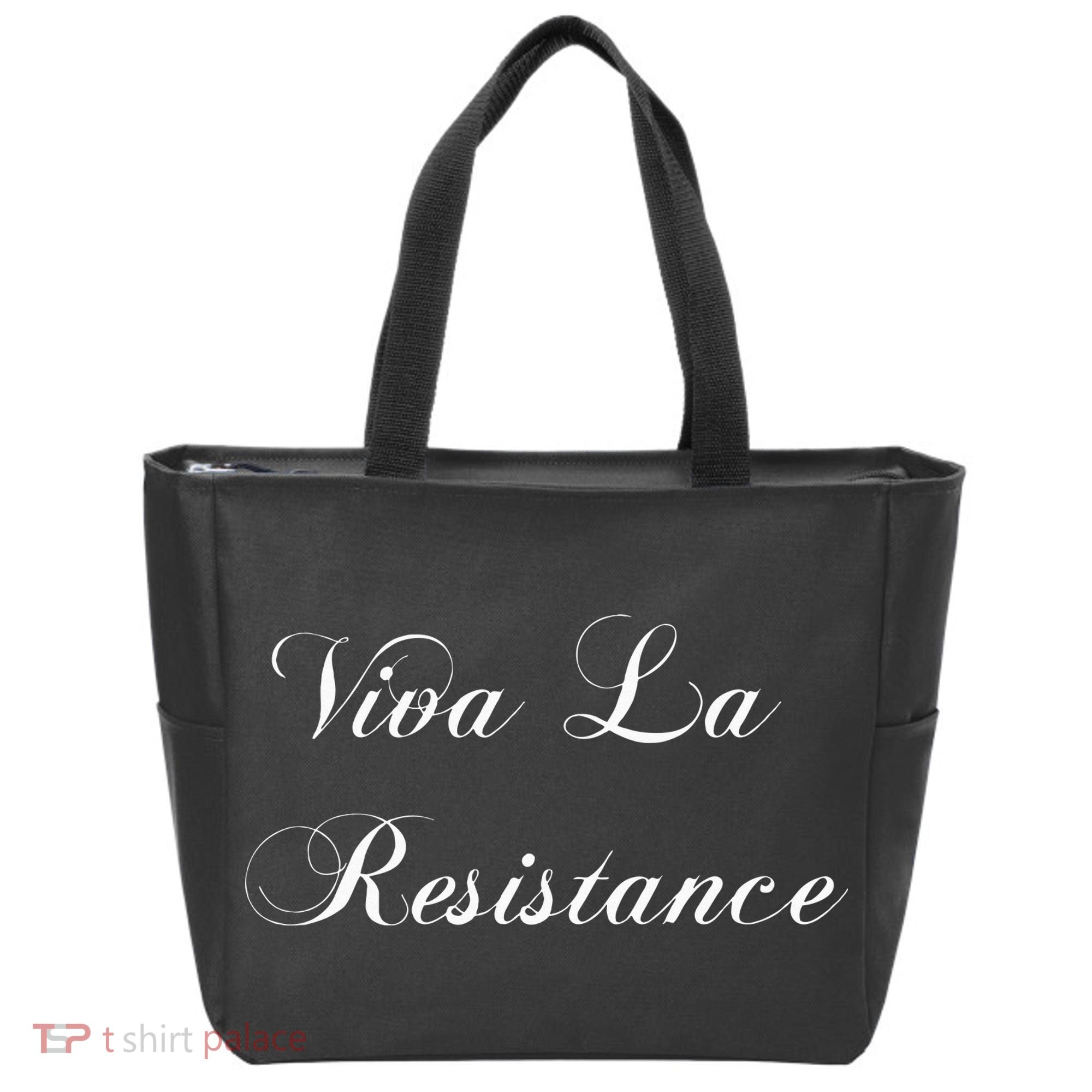 Viva La Resistance French Resist Anti Trump Tote Bag