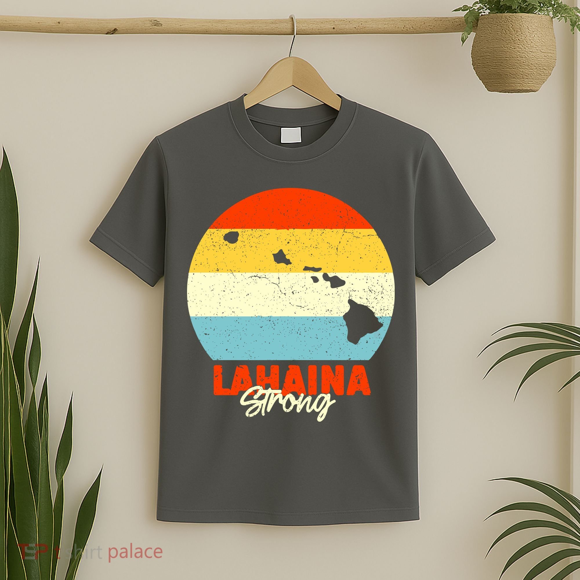 Vintage Lahaina Strong Gift Pray For Maui T-Shirt
