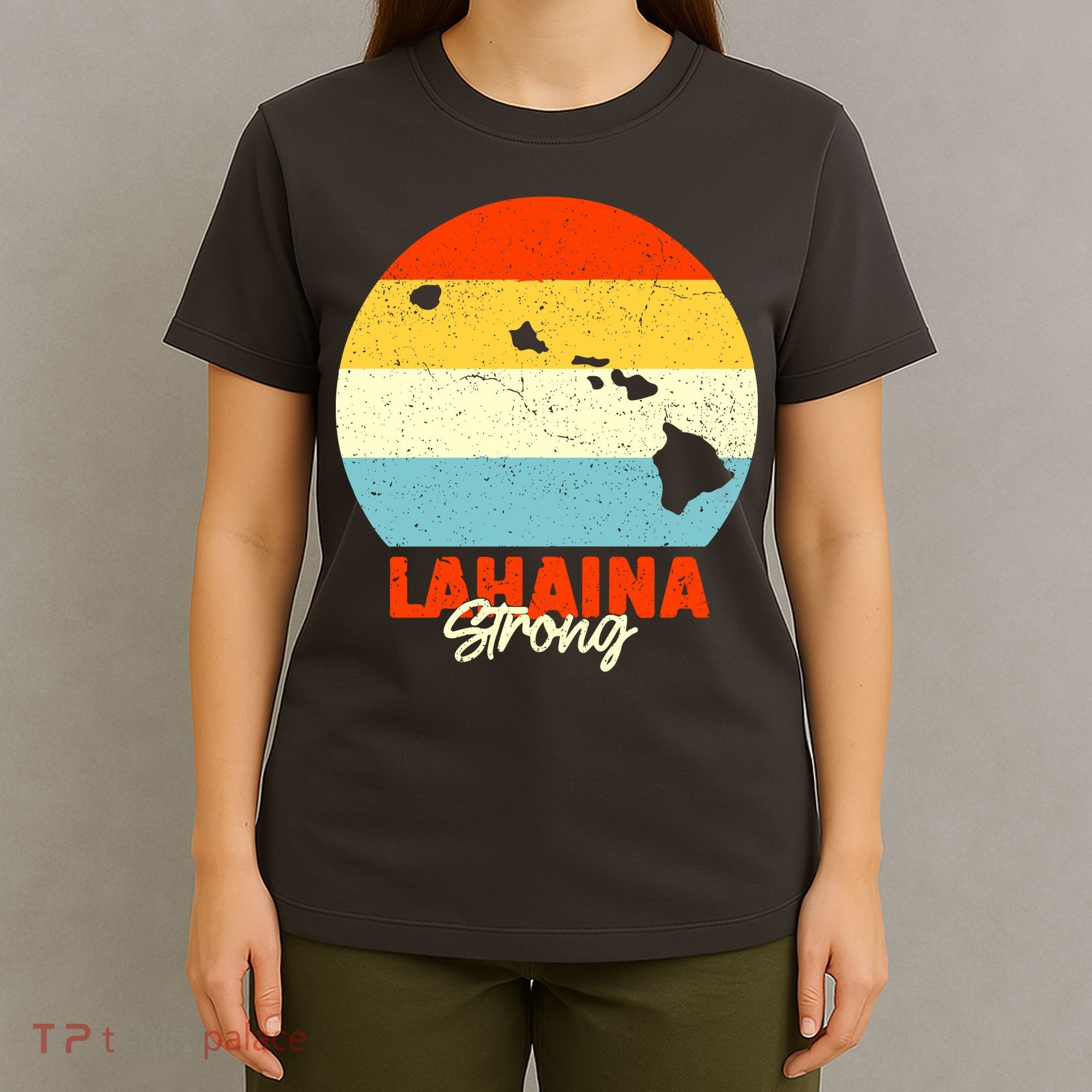 Vintage Lahaina Strong Gift Pray For Maui T-Shirt